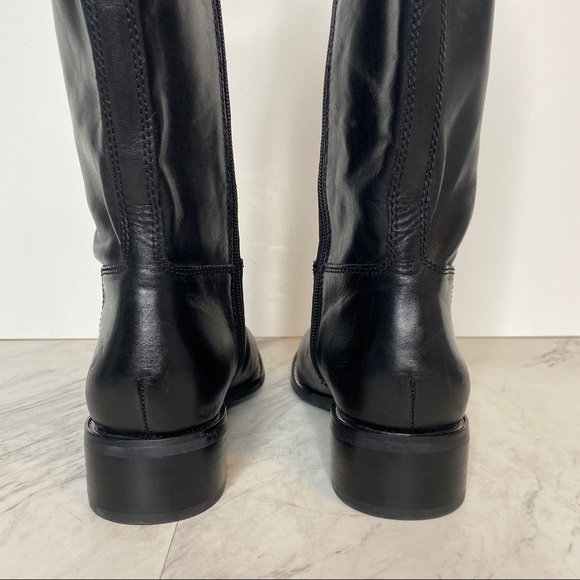 Franco Sarto Belaire Wide Calf Leather Riding Boot 6M - Picture 4 of 14